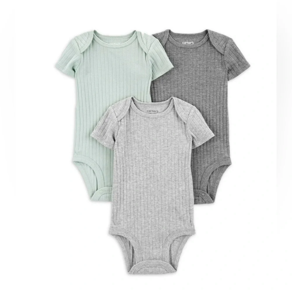 Carter's Blue, White, and Green Bodysuits Set Bundle 22 Pices